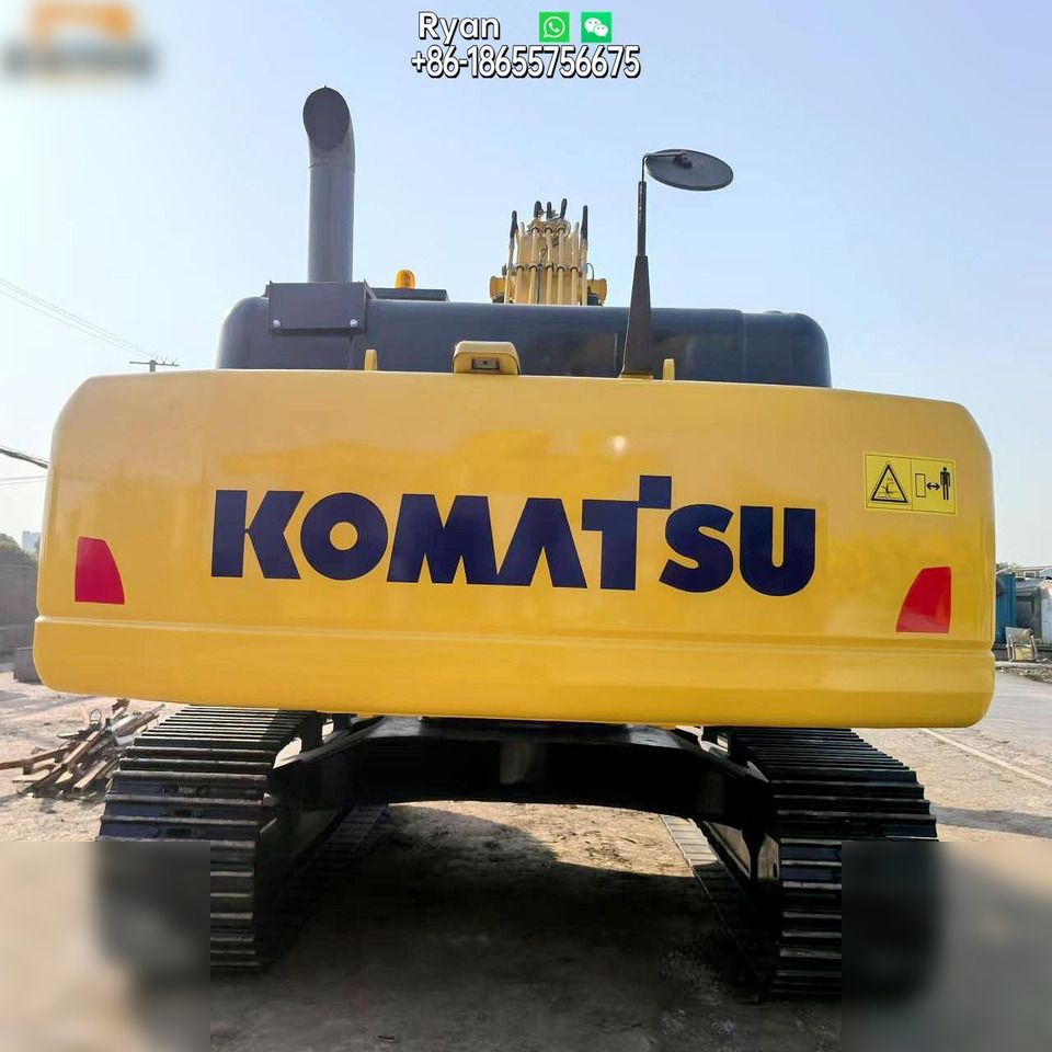2022 Komatsu PC300 LC-8M0 crawler excavator, rear view