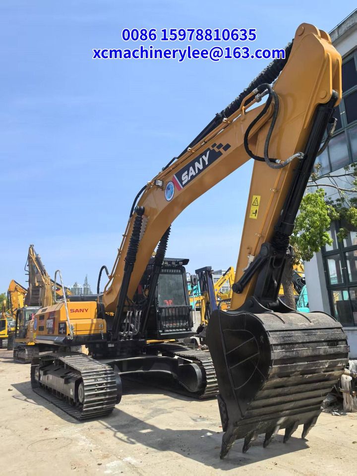 2024 Sany SY365H crawler excavator, side profile view
