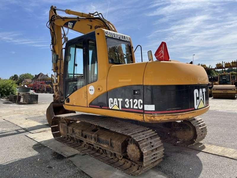 2007 Caterpillar 312C crawler excavator, rear three-quarter view 2007 Caterpillar 312C crawler excavator, rear three-quarter view