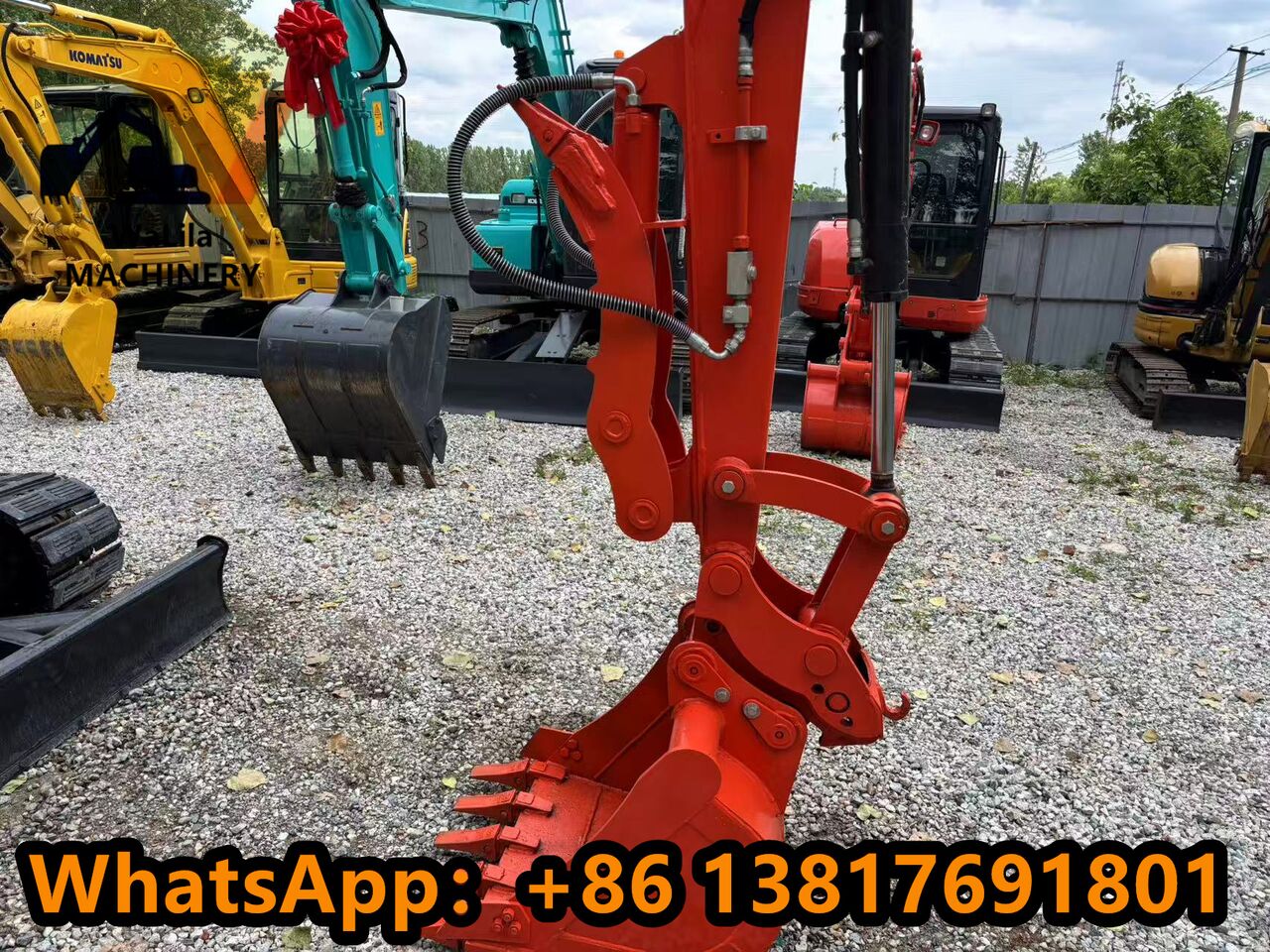 2024 Kubota U55 Mini Excavator boom and bucket detail 2024 Kubota U55 Mini Excavator boom and bucket detail