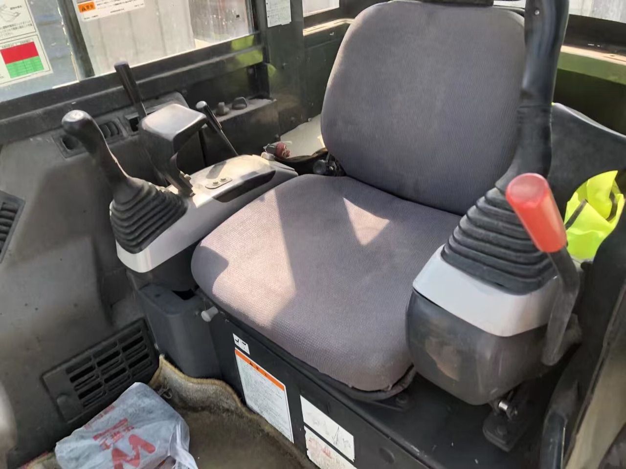 2024 Komatsu PC30MR mini excavator operator cab interior