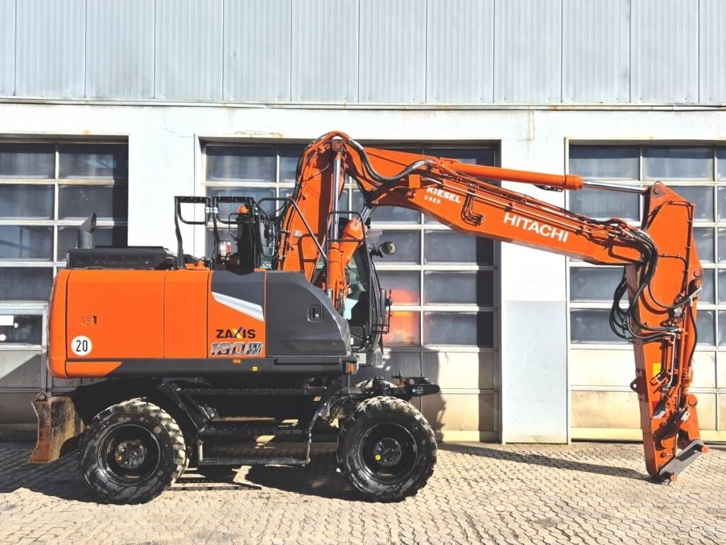 2024 Hitachi Zaxis 180W-7 wheel excavator side view 2024 Hitachi Zaxis 180W-7 wheel excavator side view
