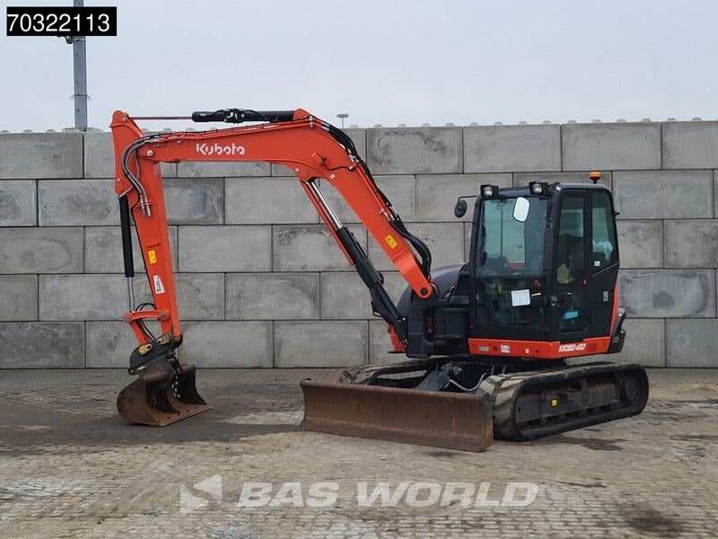 2022 Kubota KX080-4A2 mini excavator side view 2022 Kubota KX080-4A2 mini excavator side view
