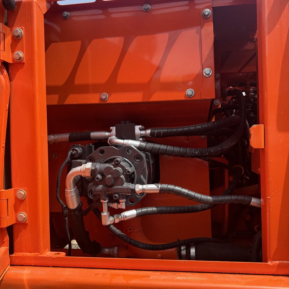 2023 Doosan DX150LC crawler excavator engine compartment detail 2023 Doosan DX150LC crawler excavator engine compartment detail