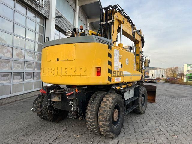 2009 Liebherr A900C ZW LITRONIC wheel excavator rear view