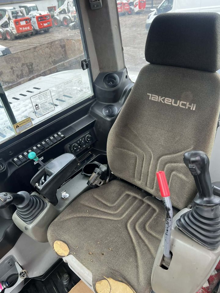 2013 Takeuchi TB290 crawler excavator interior operator seat 2013 Takeuchi TB290 crawler excavator interior operator seat