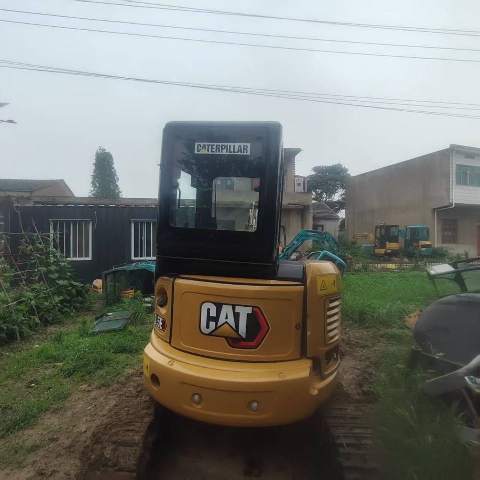 2021 Caterpillar 303.5 mini excavator rear view 2021 Caterpillar 303.5 mini excavator rear view