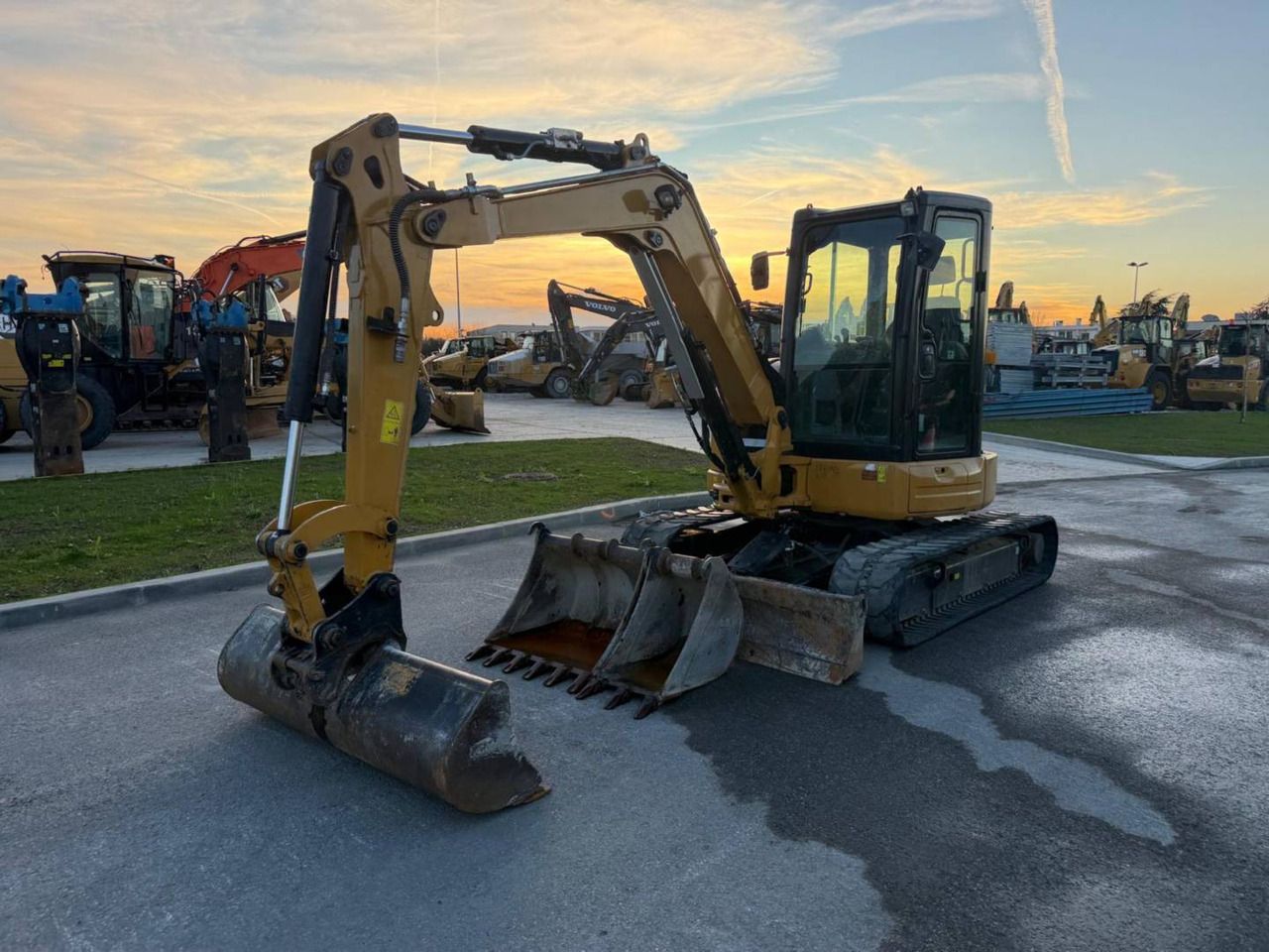 2021 Caterpillar 305E2 crawler excavator, side view