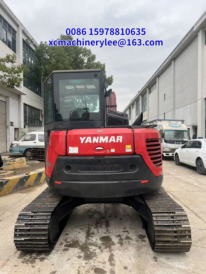 2024 Yanmar 80VIO crawler excavator rear view 2024 Yanmar 80VIO crawler excavator rear view
