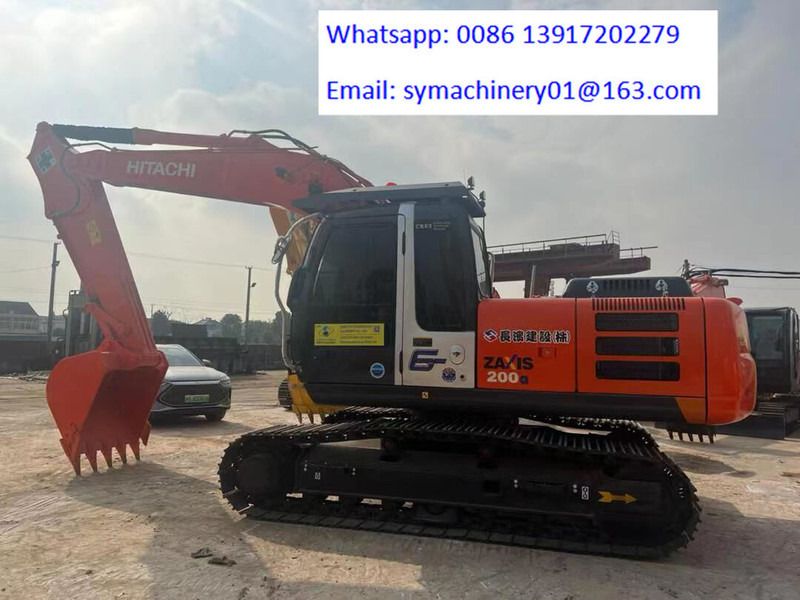 2023 Hitachi Zaxis 200 crawler excavator side view 2023 Hitachi Zaxis 200 crawler excavator side view