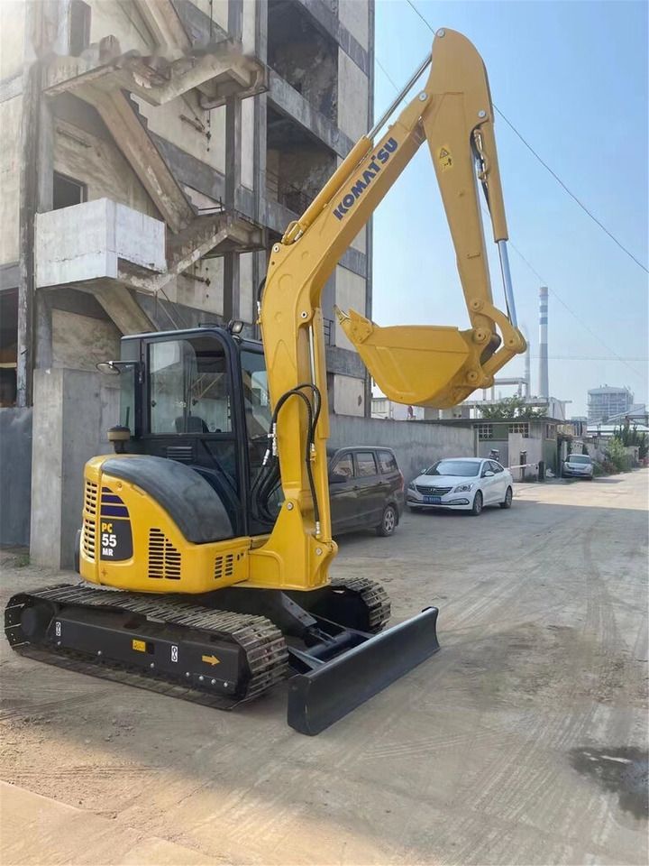 2022 Komatsu PC-55MR mini excavator, side view