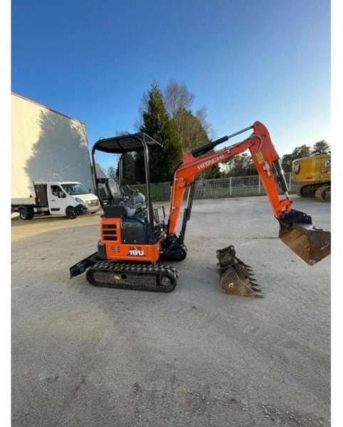 2019 Hitachi ZX19U-6 mini excavator side view