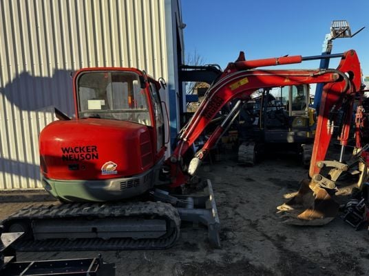 2016 Wacker Neuson EZ53 mini excavator, side profile view