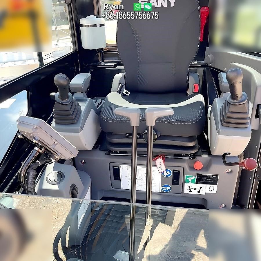 2025 Sany SY26U mini excavator interior cab view