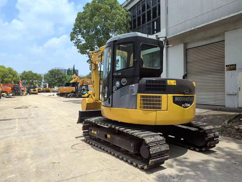 2021 Komatsu PC78US-6 crawler excavator, rear three-quarter view 2021 Komatsu PC78US-6 crawler excavator, rear three-quarter view