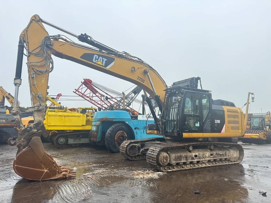 2012 Caterpillar 329E crawler excavator side view