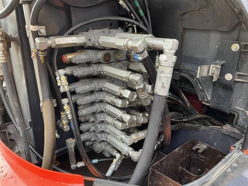2023 Kubota KX155-5 mini excavator hydraulic control valve detail