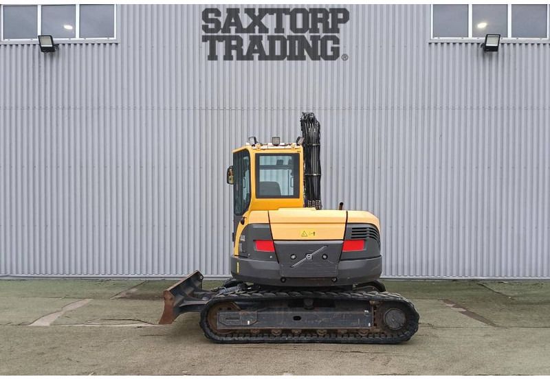 2013 Volvo ECR88 PLUS mini excavator, side view