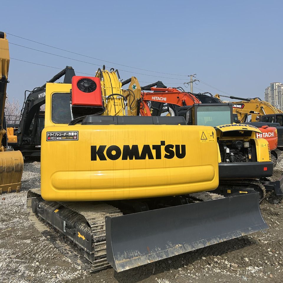 2022 Komatsu PC120 crawler excavator rear view 2022 Komatsu PC120 crawler excavator rear view
