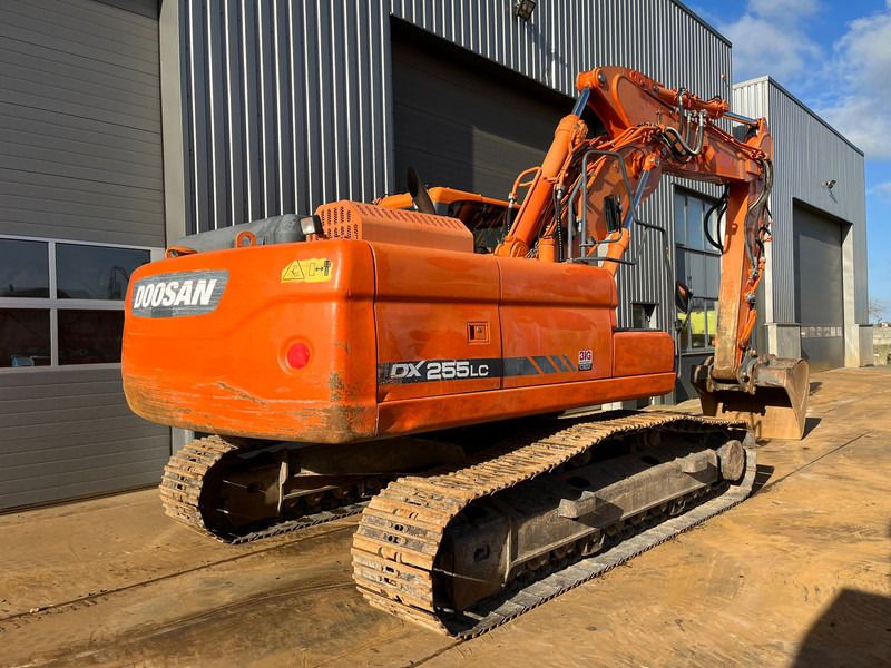 2013 Doosan DX255LC-3 crawler excavator, rear three-quarter view 2013 Doosan DX255LC-3 crawler excavator, rear three-quarter view