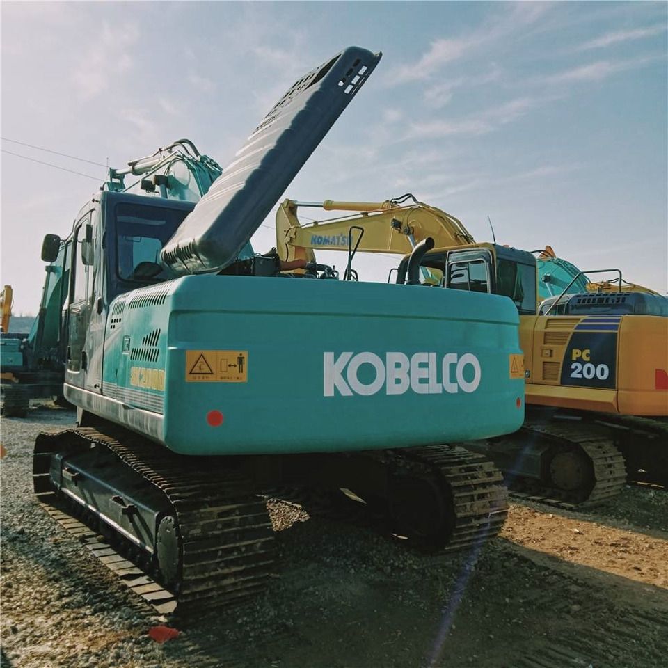 2024 Kobelco SK200D crawler excavator rear view 2024 Kobelco SK200D crawler excavator rear view