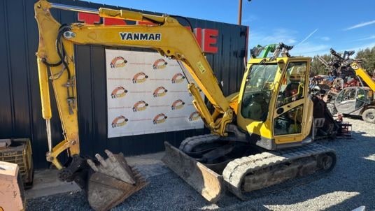 2011 Yanmar SV100 crawler excavator, side view 2011 Yanmar SV100 crawler excavator, side view