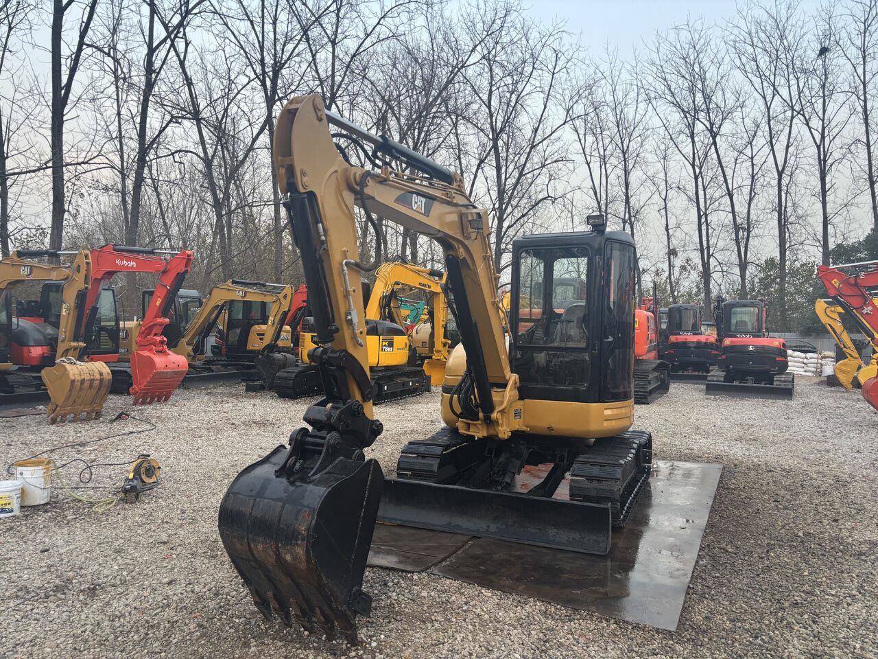 2023 Caterpillar 305C CR mini excavator, front three-quarter view 2023 Caterpillar 305C CR mini excavator, front three-quarter view