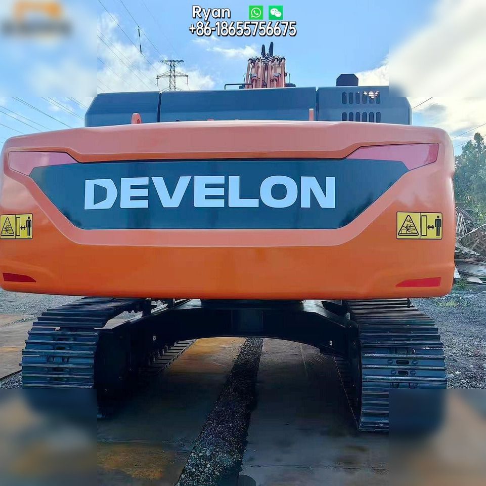 2025 Develon DX360LCA-7B crawler excavator rear view
