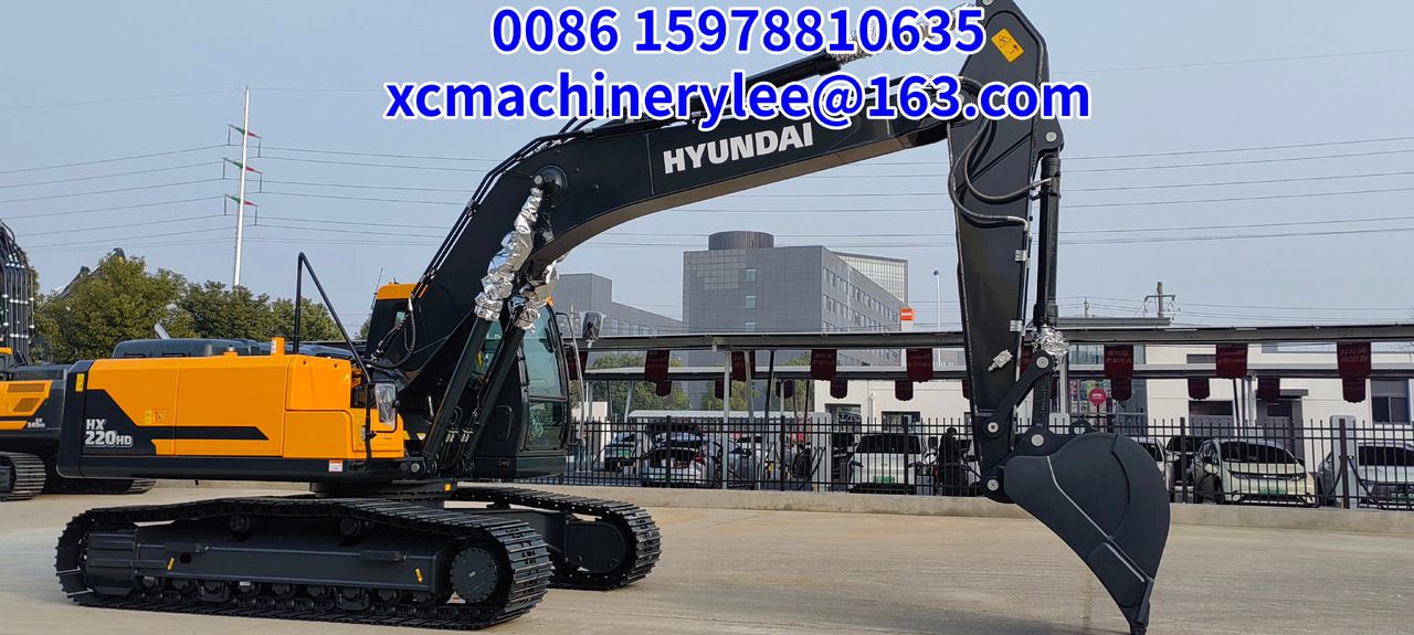 2025 Hyundai HX220HD crawler excavator side view 2025 Hyundai HX220HD crawler excavator side view
