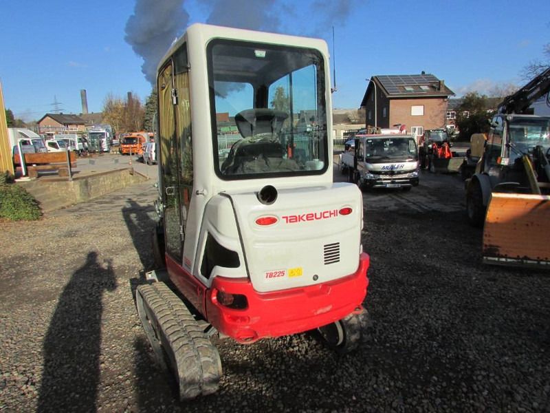 2021 Takeuchi TB225 V3 mini excavator rear view