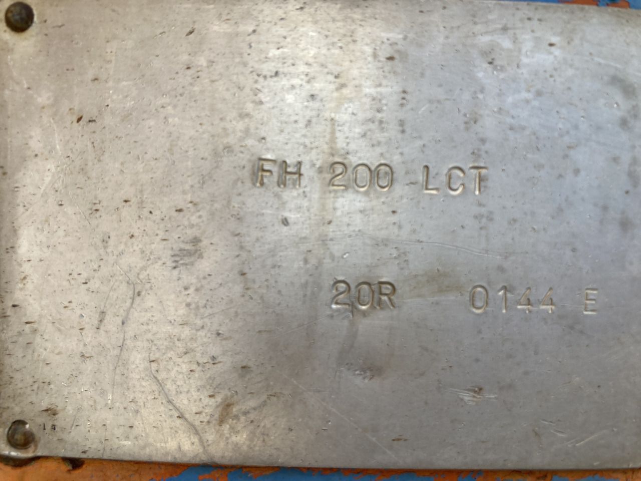 Fiat-Hitachi FH 200 LCT identification plate Fiat-Hitachi FH 200 LCT identification plate