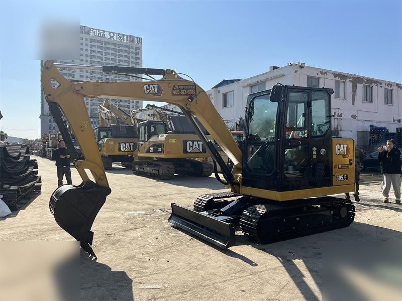 2024 Caterpillar 305.5E2 mini excavator, side view 2024 Caterpillar 305.5E2 mini excavator, side view