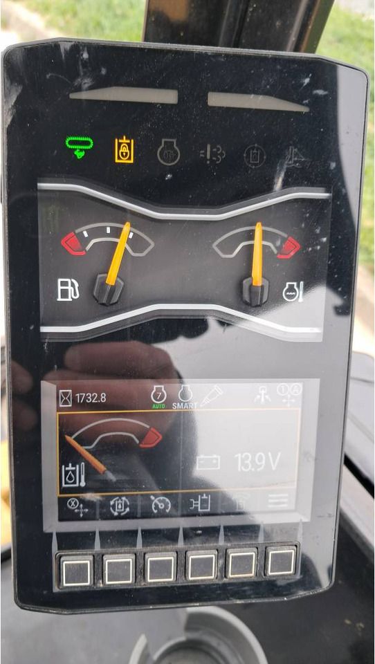 2023 Caterpillar 302.7 crawler excavator instrument cluster view