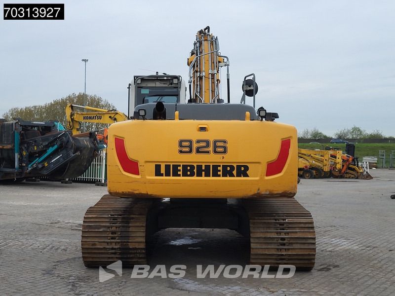 2017 Liebherr R926 LC crawler excavator, rear view 2017 Liebherr R926 LC crawler excavator, rear view