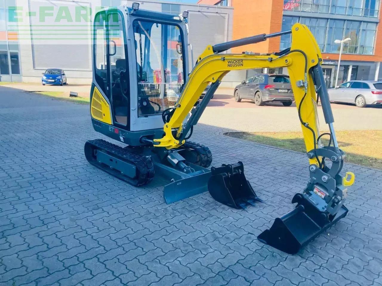 2024 Wacker Neuson ET18 mini excavator, side view 2024 Wacker Neuson ET18 mini excavator, side view