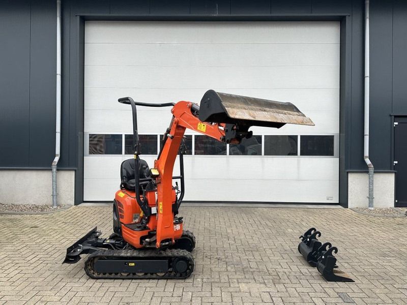 2021 Kubota U10-3 mini excavator, side profile view