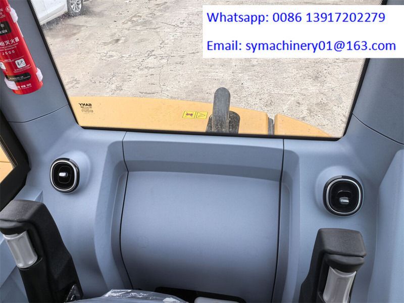 2026 Sany SY55C mini excavator interior cab view