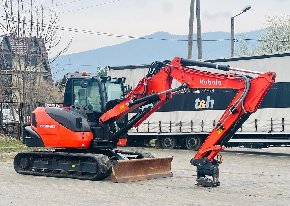2020 Kubota KX080-4 Α2 crawler excavator, side view