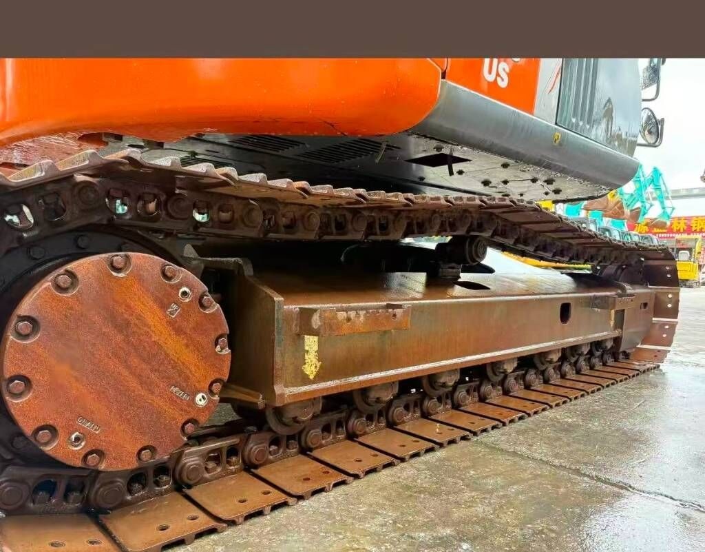 2025 Hitachi 135 crawler excavator undercarriage view 2025 Hitachi 135 crawler excavator undercarriage view