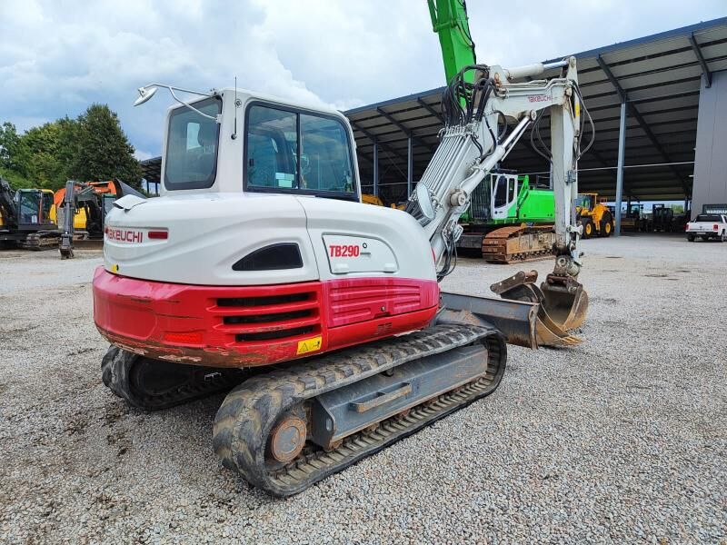 2019 Takeuchi TB290 crawler excavator rear three-quarter view 2019 Takeuchi TB290 crawler excavator rear three-quarter view