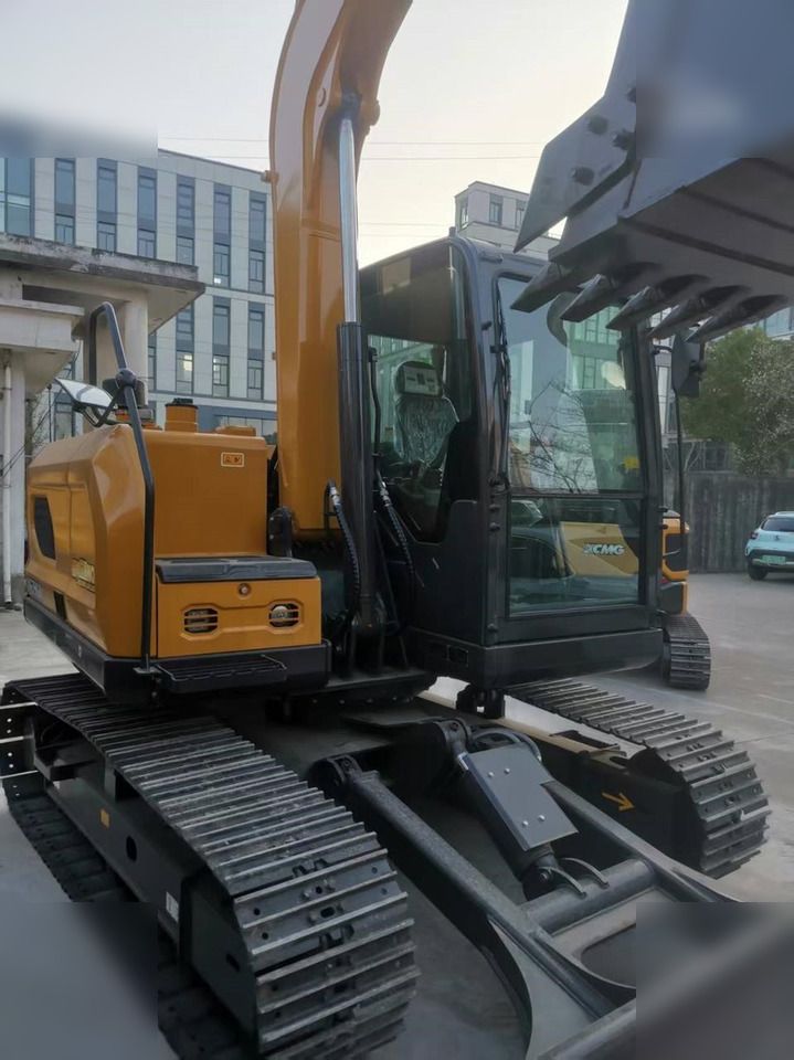 2024 XCMG XE75GA crawler excavator, rear three-quarter view