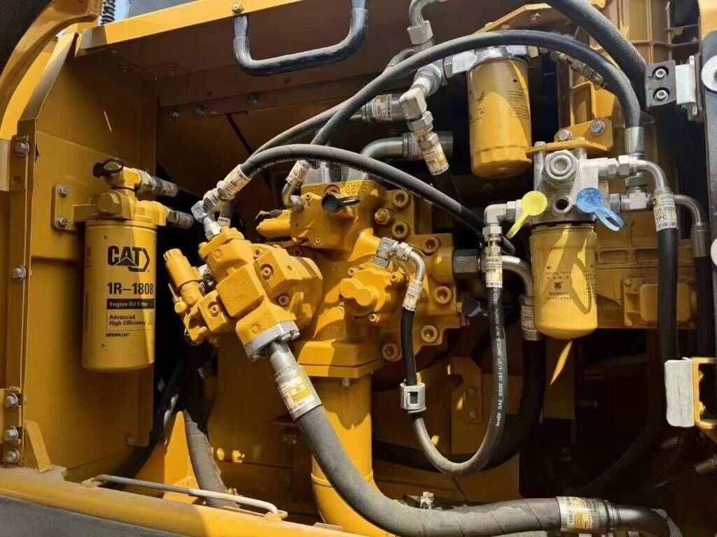 2025 Caterpillar 330 crawler excavator engine compartment detail