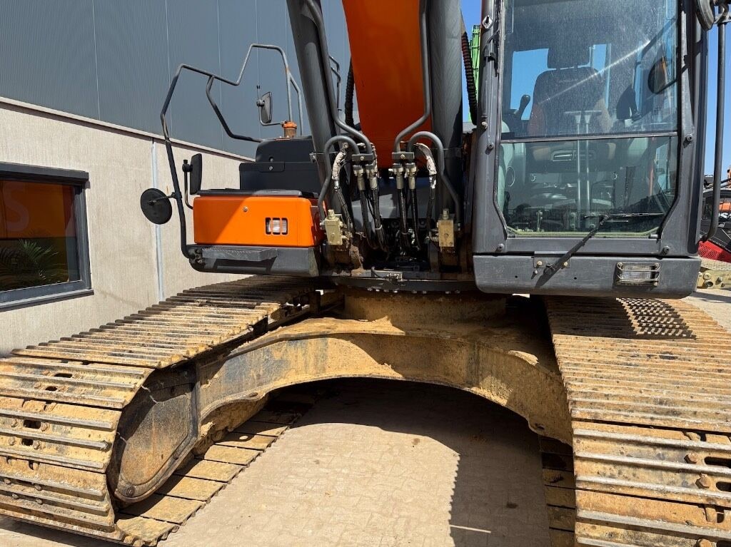 2018 Doosan DX340LC crawler excavator, front-side view