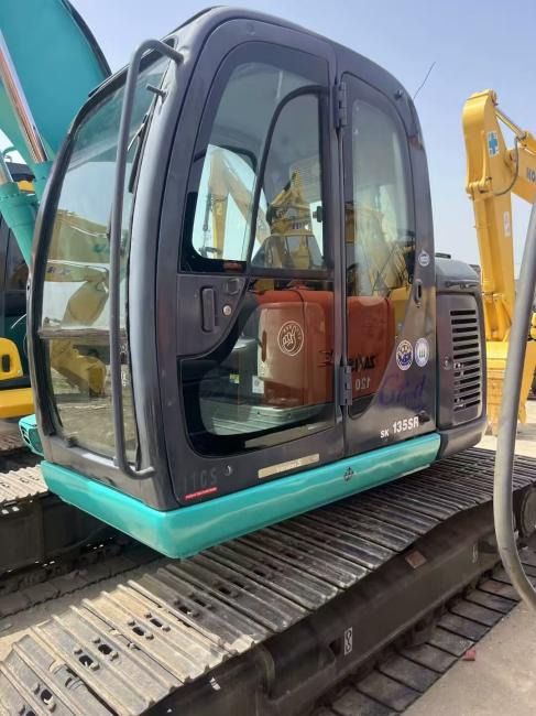 2021 Kobelco 135SR crawler excavator cab view