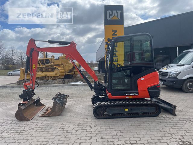 2023 Kubota KX030-4 mini excavator, side view