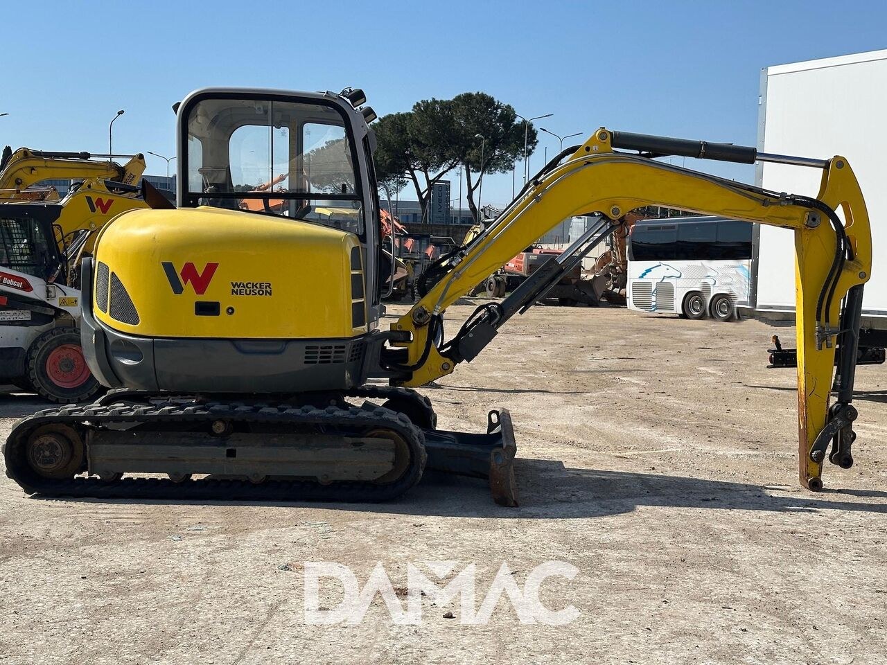 2019 Wacker Neuson EZ53 mini excavator, side view