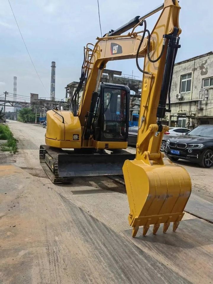 2019 Caterpillar 308DCR mini excavator front three-quarter view 2019 Caterpillar 308DCR mini excavator front three-quarter view