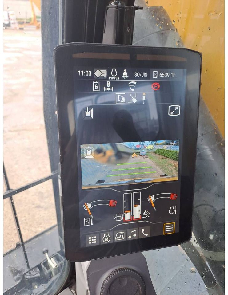 2021 Caterpillar MH3024 Wheel Excavator interior monitor display 2021 Caterpillar MH3024 Wheel Excavator interior monitor display