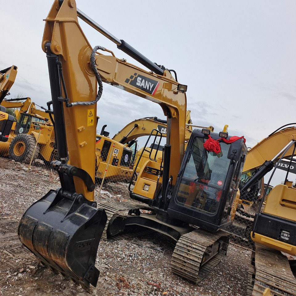 2024 Sany SY75C crawler excavator, front three-quarter view