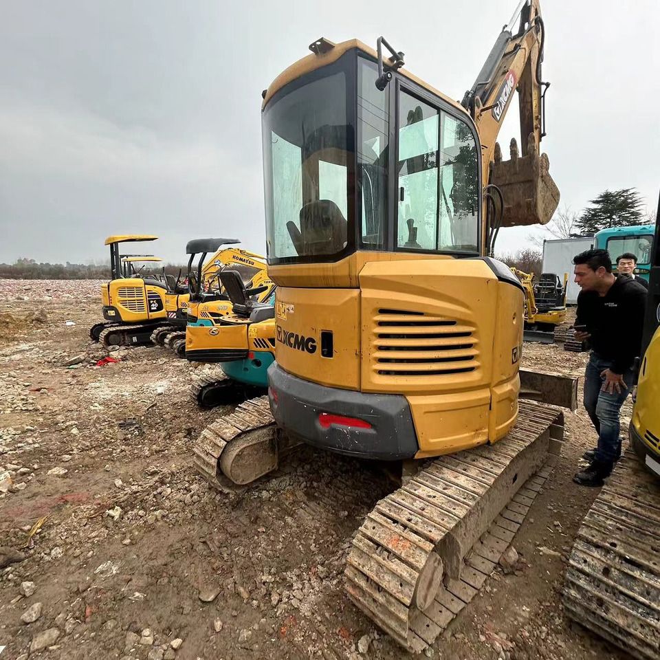 2018 XCMG XE35U mini excavator, rear three-quarter view 2018 XCMG XE35U mini excavator, rear three-quarter view